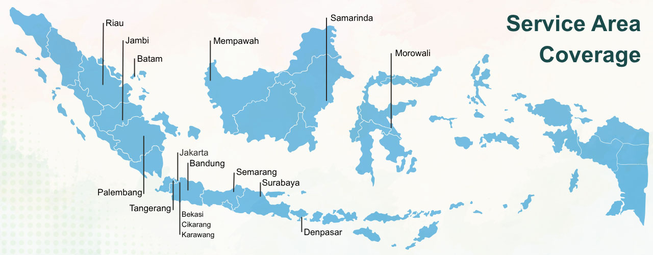 Prismaco Service Area Coverage